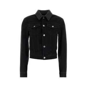 Bottega Veneta Women Black Denim Jacket